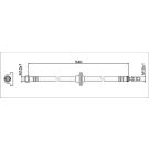 Metzger Bremsschlauch 4112083