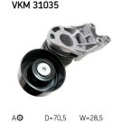 Spannrolle, Keilrippenriemen VKM 31035