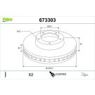 Bremsscheibe 673303
