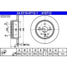 Bremsscheibe 24.0110-0712.1