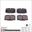 Zimmermann Bremsbelagsatz, Scheibenbremse 20939.150.1