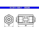 Adapter, Bremsleitung 03.3511-1000.1