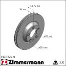 Zimmermann Bremsscheibe Coat Z 600.3226.20