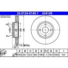 Bremsscheibe 24.0124-0149.1