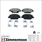 Zimmermann Bremsbelagsatz, Scheibenbremse 22139.190.2