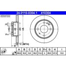 Bremsscheibe 24.0110-0304.1