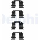 Delphi Zubehörsatz, Scheibenbremsbelag LX0372