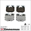 Zimmermann Bremsbelagsatz, Scheibenbremse rd:z 22425.900.1