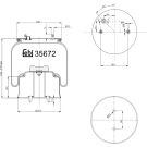 FEBI BILSTEIN 35672 Federbalg, Luftfederung