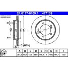 Bremsscheibe 24.0117-0109.1