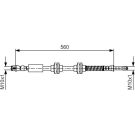 BOSCH Bremsschlauch 1 987 481 664