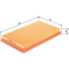 BOSCH 1 457 433 533 Luftfilter