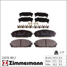 Zimmermann Bremsbelagsatz, Scheibenbremse 22070.180.2