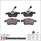 Zimmermann Bremsbelagsatz, Scheibenbremse 24339.200.2
