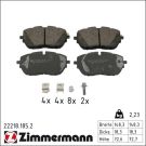Zimmermann Bremsbelagsatz, Scheibenbremse 22218.185.2