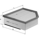 Luftfilter LX 1289/1 Luftfilter LX 1289/1
