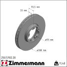 Zimmermann 250.5702.20 Bremsscheibe für Ford Transit/Tourneo Zimmermann 250.5702.20 Bremsscheibe für Ford Transit/Tourneo