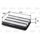 Valeo Luftfilter 585301
