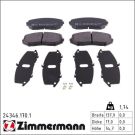 Zimmermann Bremsbelagsatz, Scheibenbremse 24346.170.1