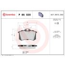 Brembo Bremsbelagsatz, Scheibenbremse PRIME LINE P 85 020