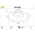 Bremsscheibe 673144