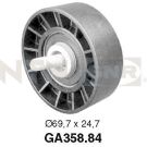 NTN-SNR Spannrolle, Keilrippenriemen GA358.84