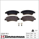 Zimmermann Bremsbelagsatz, Scheibenbremse 23599.190.1