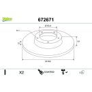 Bremsscheibe 672671