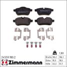 Zimmermann Bremsbelagsatz, Scheibenbremse 24559.180.2