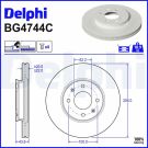 Delphi Bremsscheibe BG4744C Delphi Bremsscheibe BG4744C
