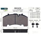 Valeo Bremsbelagsatz, Scheibenbremse SMARTPACK 882409