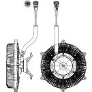 Mahle Kupplung, Kühlerlüfter BEHR Premium Line CFC 215 000P