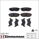 Zimmermann Bremsbelagsatz, Scheibenbremse 24854.160.1