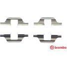 Brembo Zubehörsatz, Scheibenbremsbelag PRIME LINE A 02 304