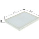 BOSCH 1 987 432 114 Innenraumfilter