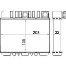 Mahle Wärmetauscher, Innenraumheizung BEHR AH 87 000S Mahle Wärmetauscher, Innenraumheizung BEHR AH 87 000S