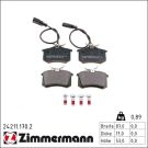 Zimmermann Bremsbelagsatz, Scheibenbremse 24211.170.2