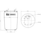 FEBI BILSTEIN 38665 Federbalg, Luftfederung