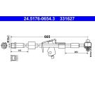 Bremsschlauch 24.5176-0654.3 Bremsschlauch 24.5176-0654.3