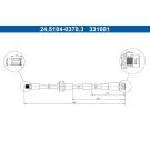 Bremsschlauch 24.5104-0378.3
