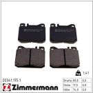 Zimmermann Bremsbelagsatz, Scheibenbremse 20341.175.1