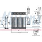 Nissens Verdampfer, Klimaanlage 92327