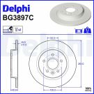 Bremsscheibe BG3897C Bremsscheibe BG3897C