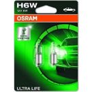 Osram Glühlampe, Blinkleuchte Ultra Life H6W Doppelblister 64132ULT-02B