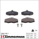 Zimmermann Bremsbelagsatz, Scheibenbremse 20861.180.1