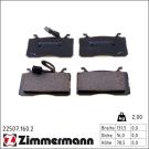 Zimmermann Bremsbelagsatz, Scheibenbremse 22507.160.2