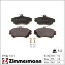 Zimmermann Bremsbelagsatz, Scheibenbremse 21982.170.1