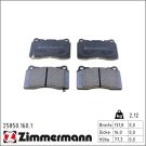 Zimmermann Bremsbelagsatz, Scheibenbremse 25850.160.1