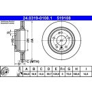 Bremsscheibe 24.0319-0108.1