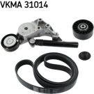 SKF Keilrippenriemensatz VKMA 31014